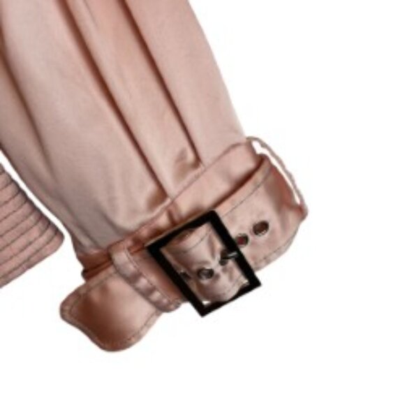 THE LOOK BY RANDOLPH DUKE VINTAGE LIGHT PINK MOTO JACKET SIZE 16 NWT - Picture 6 of 8